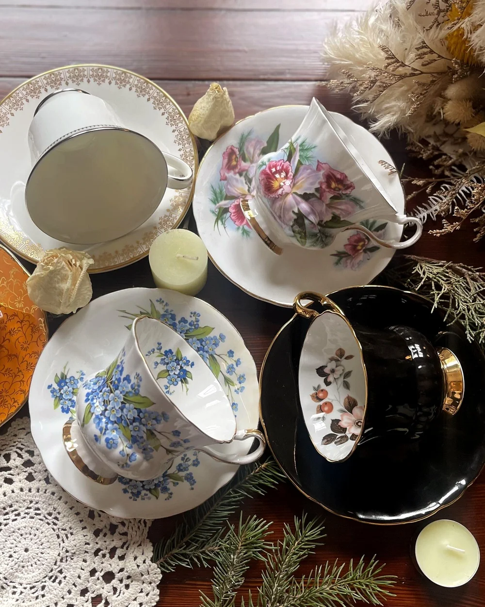 High tea service at Elk Ridge Resort