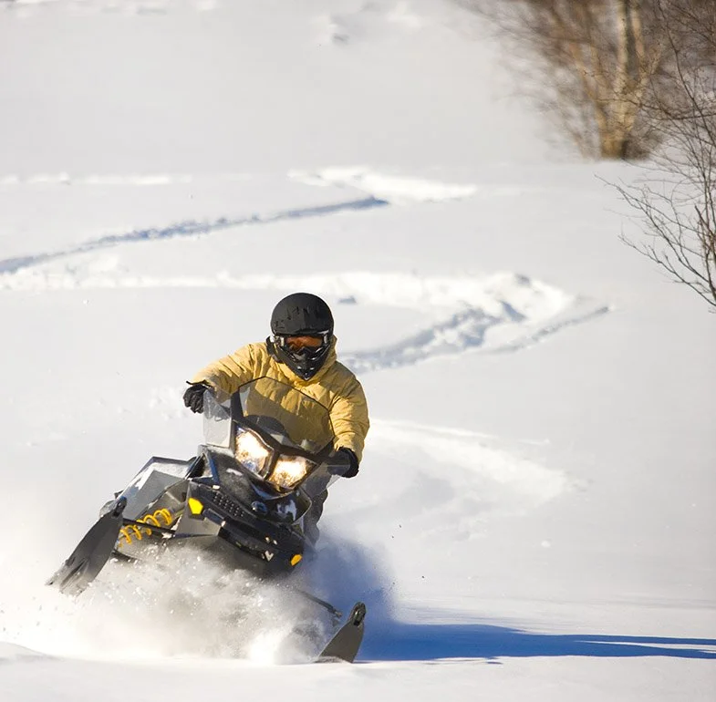 Snowmobiling