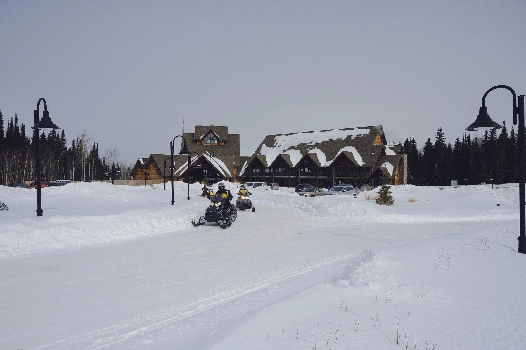 Snowmobiling