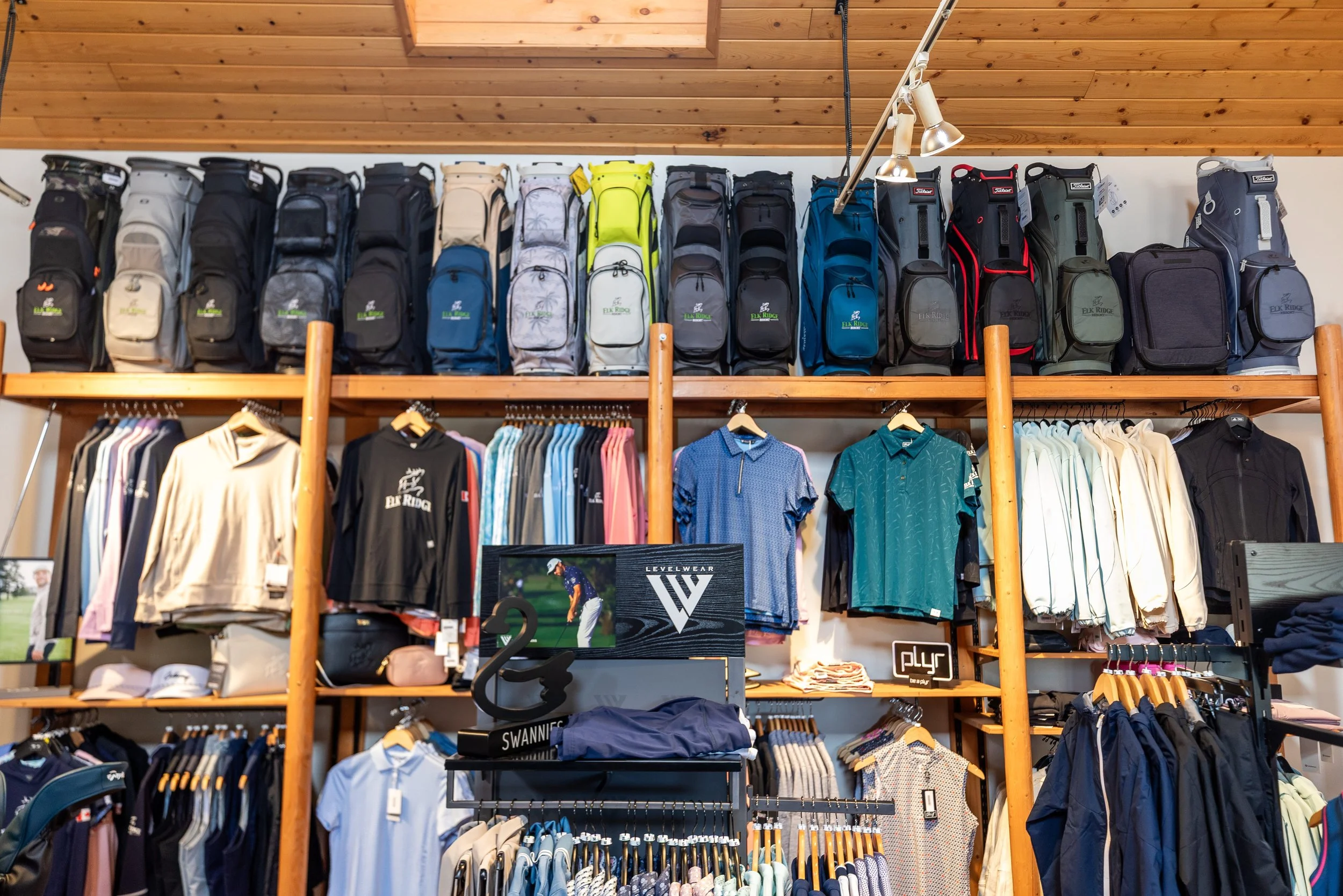 Inside the Pro Shop at Elk Ridge Resort